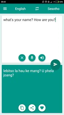 Sesotho-English Translator android App screenshot 1